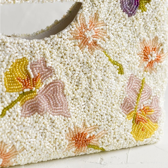 Leif Dried Flowers Beaded Clutch - Picture 4 of 6